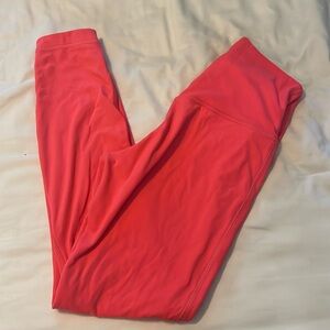 Never worn size 6 lulu lemon align hot pink 25 inseam leggings